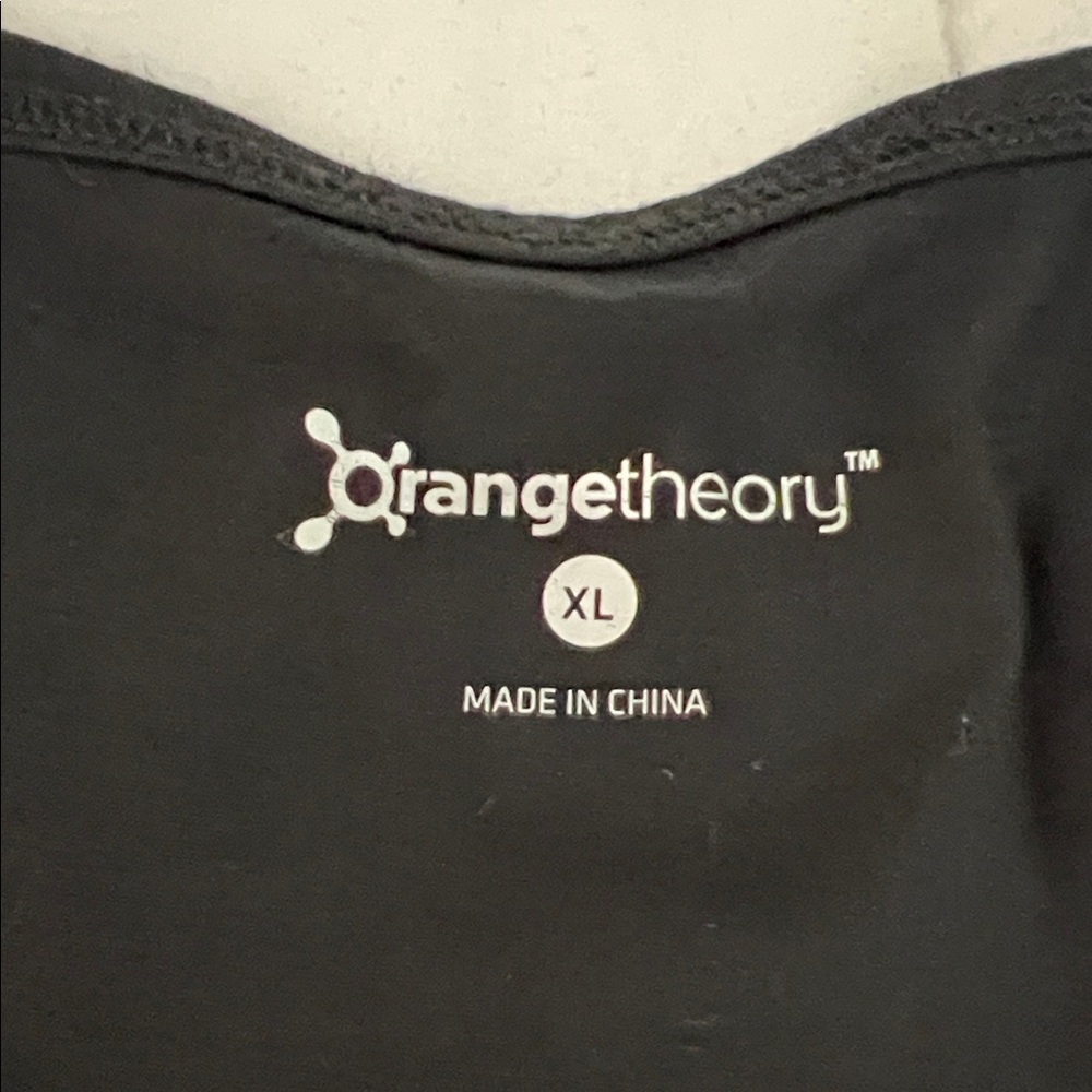 Orange Theory Black Just Row With It Graphic Tank Top Size XL - Picture 7 of 8